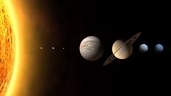 Sun Mars Saturn Mercury Jupiter Earth solar system Neptune 