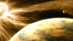 Sun outer space planets