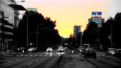 Sun serbia shadows cities vehicles Rue beograd