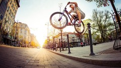 Sun street Bicycles bmx Stunts