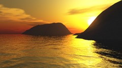 Sundown Sea water ocean