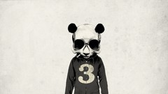 Sunglasses deviantart minimalistic panda bears Rhys Owens