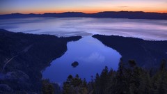 Sunrise bay California nevada emerald Lake Tahoe