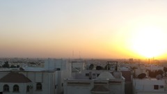 Sunrise cityscapes panorama saudi