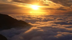 Sunrise clouds Landscapes nature