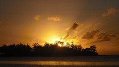 Sunrise nature Cook Islands