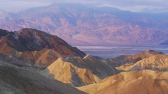 Sunrise nature Mountains California colors Death Valley