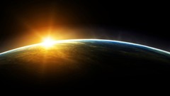 Sunrise outer space Earth