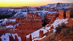 Sunrise sunset point Utah bryce canyon