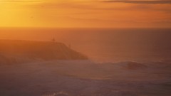 Sunrise winter California Santa Cruz