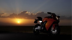 Sunset 2008 ktm rc8 motorbikes