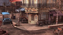 Sunset 3D view Trees