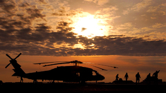 Sunset Aircraft military Helicopters