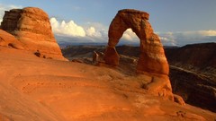 Sunset arch Utah national park Arches National Park
