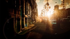Sunset Belgium Brussels urban sunlight streets cityscapes