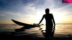 Sunset Billabong surfers