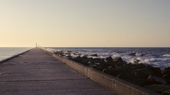 Sunset Bridges paths hoek van holland