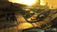 Sunset cars Earth Africa cities halo concept art Kenya artwork 