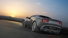 Sunset cars roads sports cars Lotus Elise gray cars