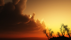 Sunset clouds Landscapes