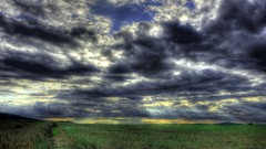 Sunset clouds Landscapes czech