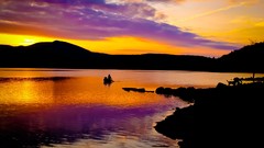 Sunset clouds Landscapes reflections