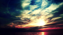 Sunset clouds skyscapes