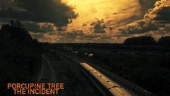 Sunset dark trains porcupine