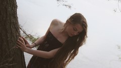 Sunset freedom grass water feathers stable skies forests hippie