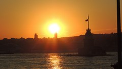 Sunset Istanbul kız kulesi Maiden's Tower