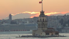 Sunset Istanbul kız kulesi Maiden's Tower