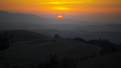 Sunset Italy toscana