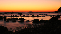 Sunset Landscapes nature black