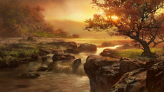 Sunset Landscapes nature Guild
