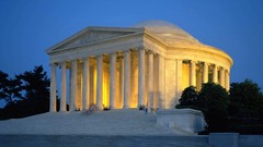 Sunset lighting architecture Pillars buildings cities jefferson 