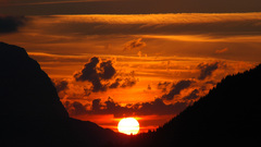 Sunset Mountains valleys