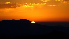 Sunset nature black dark