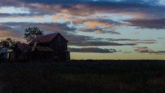 Sunset nature country field