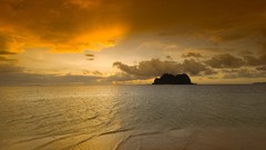 Sunset nature Fiji