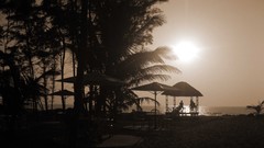 Sunset nature sepia India Beaches beach girls tarkarli beach 