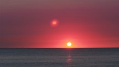 Sunset ocean Zandvoort