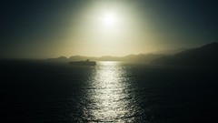 Sunset pacific ocean