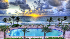 Sunset party HDR Photography