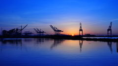 Sunset port chemtrails