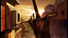 Sunset ruins scenic Technoheart