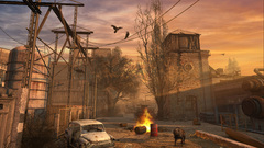 Sunset S.T.A.L.K.E.R. ruins cityscapes