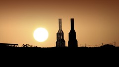 Sunset Spain Galicia Santiago Compostela Cidade da Cultura