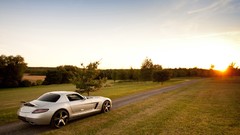 Sunset static amg mercedes benz sls
