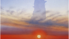 Sunset tower Beaches high fantasy art the dark tower sea 