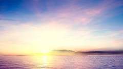 Sunset Tropical Island